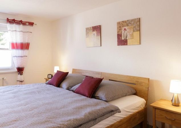 Schlafzimmer in der Ferienwohung Günther, Foto: Nicole Krüger, Lizenz: Kerstin Günther