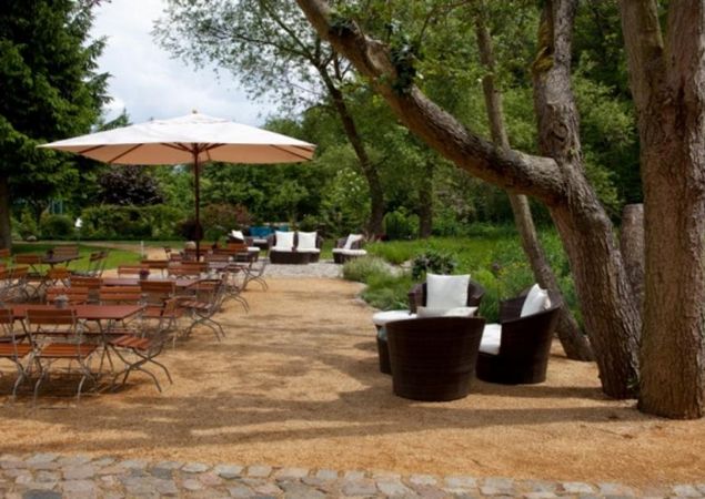 Sommergarten der Mühle Tornow, Foto: Mühle Tornow GbR