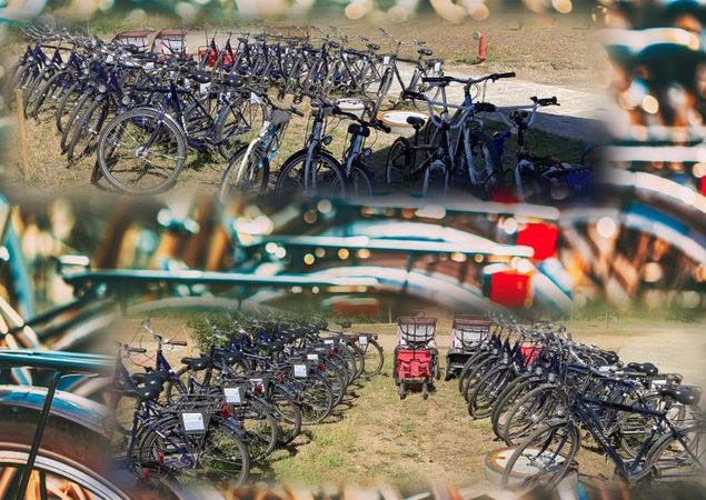 Fahrräder, Foto: André Ahlrep, Lizenz: Fahrradverleih Stechlin Fahrräder, Foto: André Ahlrep, Lizenz: Fahrradverleih Stechlin