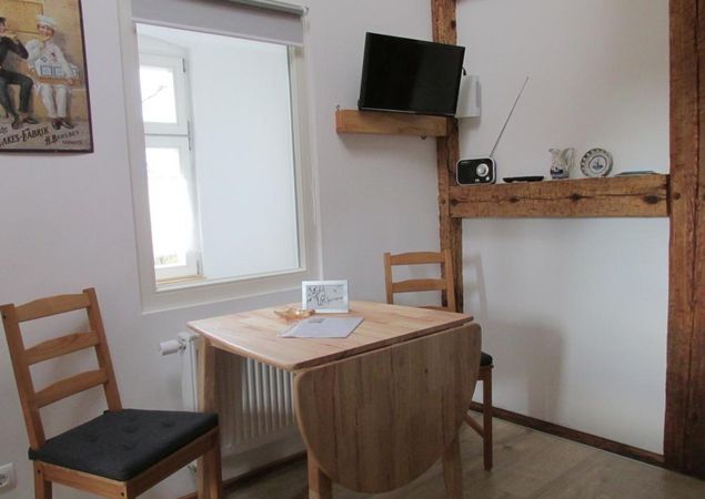 Ferienwohnung Atelier - Wohnraum, Foto: Peter Krajewski, Lizenz: Ella Winkler Voigt und Peter Krajewski