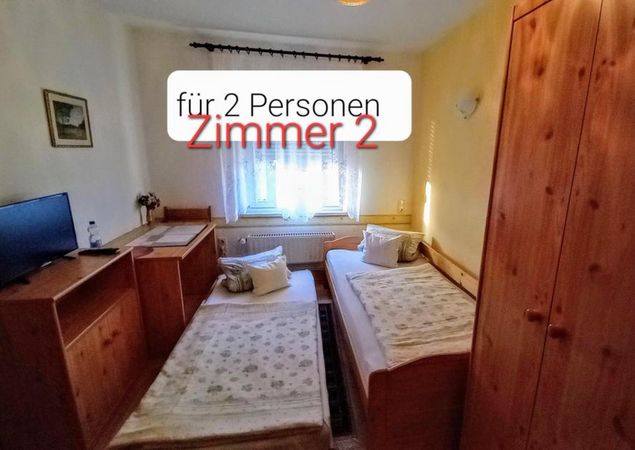 Zimmer 2 mit Aufbettung, Foto: Ines Schomburg, Lizenz: Ines Schomburg