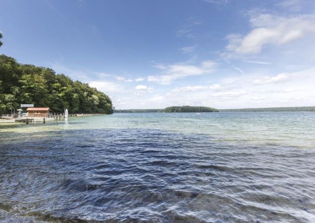 Blick auf den Stechlinsee, Foto: Steffen Lehmann, Lizenz: TMB-Fotoarchiv