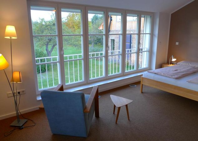 Blick ins und aus dem Zimmer, Foto: F. Rumpe, Lizenz: F. Rumpe