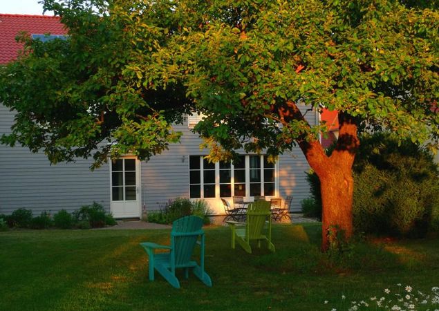 Das Ferienhaus am Abend, Foto: F. Rumpe, Lizenz: F. Rumpe