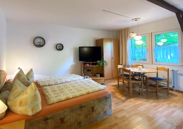 Einblick in einen Bungalow, Foto: Borret, Lizenz: Borret Einblick in einen Bungalow, Foto: Borret, Lizenz: Borret