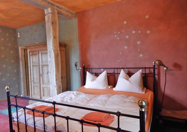 Mühle Himmelpfort - Morgenland Schlafzimmer, Foto: Brit Eismann