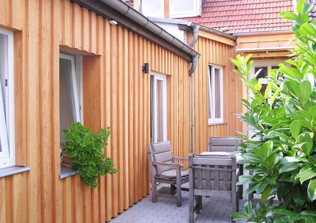Ferienhaus Altstadtquartier Gransee, Terrasse, Foto: K. Streifling, Lizenz: K. Streifling