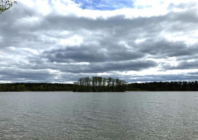 Blick auf die kleine Insel, Foto: Jörg Bartz, Lizenz: TV Ruppiner Seenland e.V.