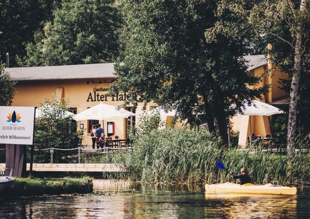 Aussenansicht Alter Hafen, Foto: Iris Woldt, Lizenz: Alter Hafen