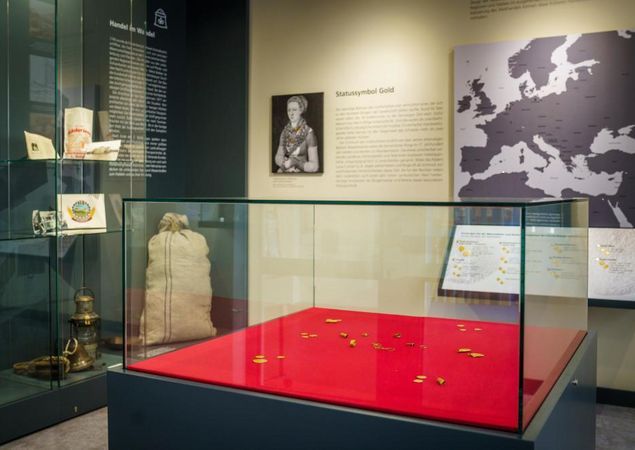 Ausstellung Goldschatz Fürstenberg, Foto: André Wirsig, Lizenz: REGiO-Nord