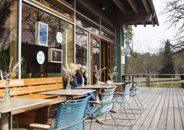 Café Glasklar - Terrasse, Foto: Günter Poley, Lizenz: REGiO-Nord/G.Poley