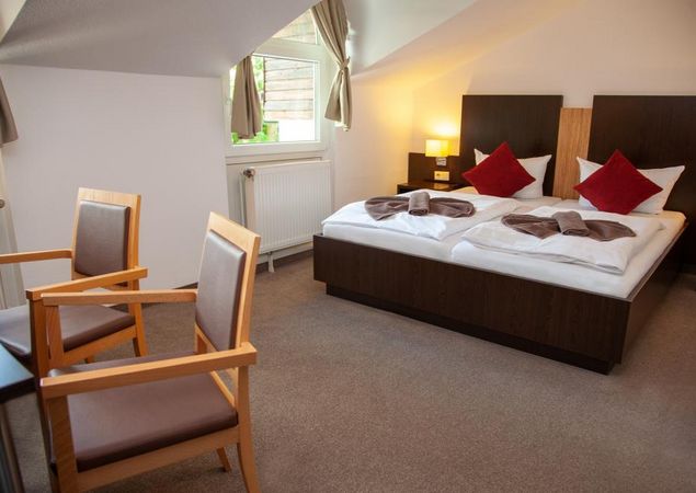 Doppelzimmer Hotel Zum Löwen, Foto: René Töllner