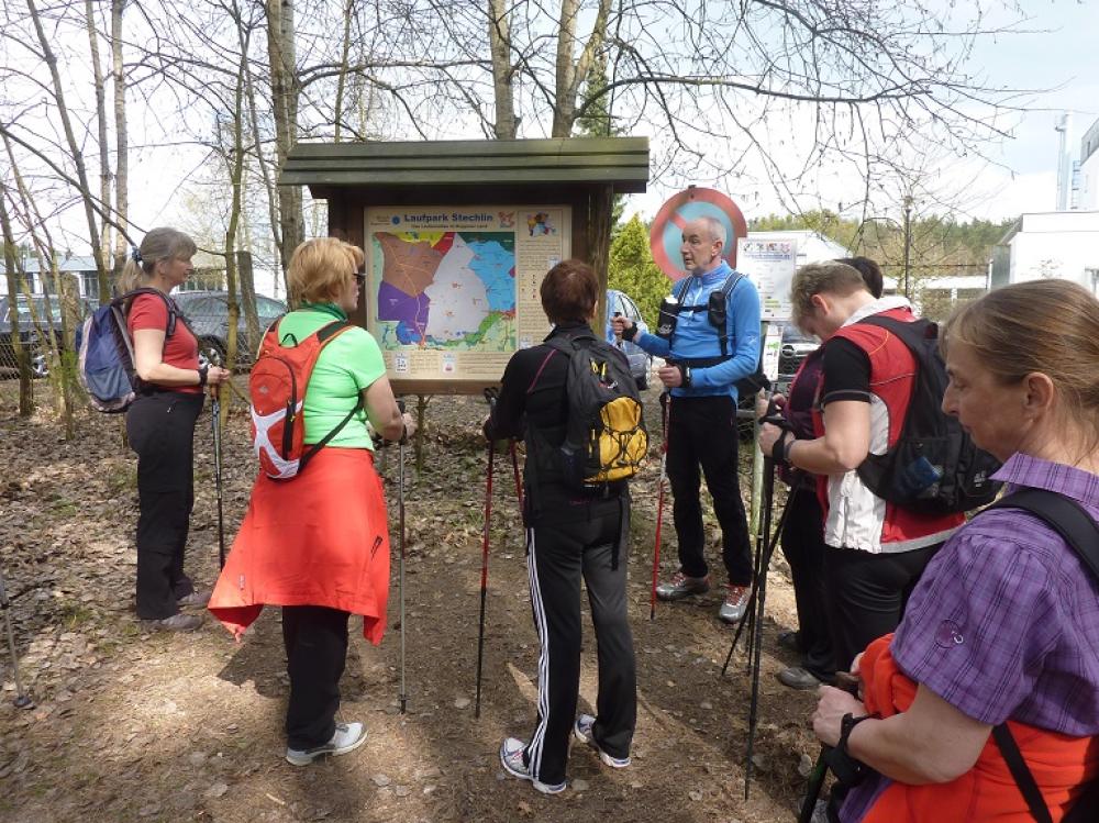 Laufen im Laufpark Stechlin, Foto: Herrn Wolff