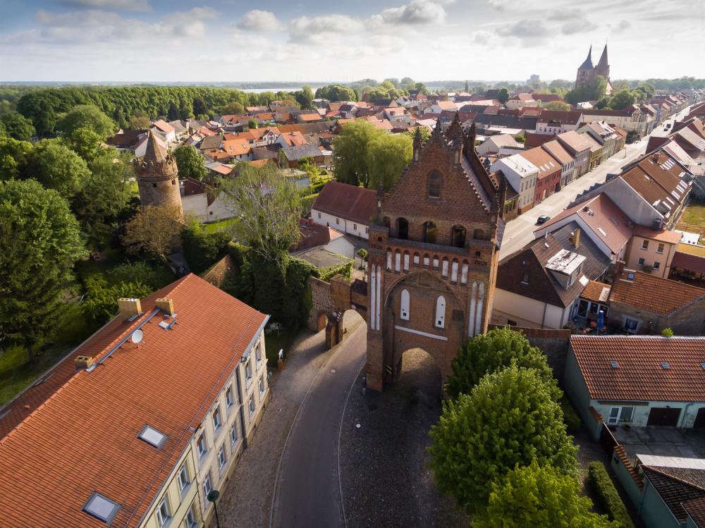 Stadtmauer Gransee mit Ruppiner Tor