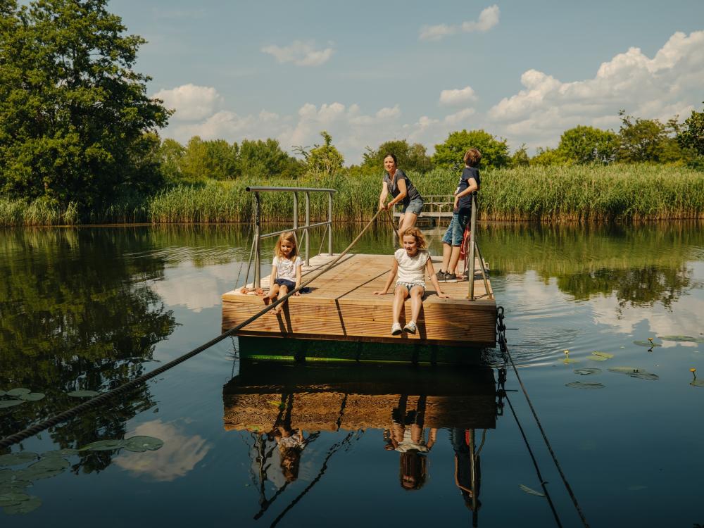 Seilfähre über den Herzbergstich, Foto: Julia Nimke, Lizenz: Ziegeleipark Mildenberg