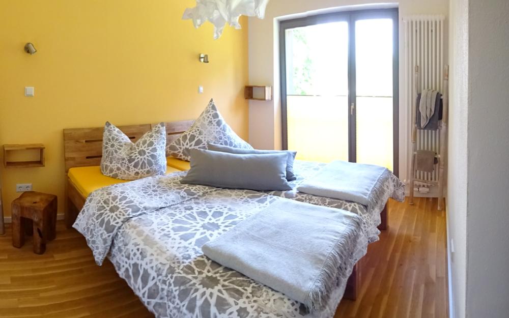 Yogahaus am Stechlinsee - Schlafzimmer DZ, Foto: Angela Holtschmidt, Lizenz: Angela Holtschmidt Yogahaus am Stechlinsee - Schlafzimmer DZ, Foto: Angela Holtschmidt, Lizenz: Angela Holtschmidt