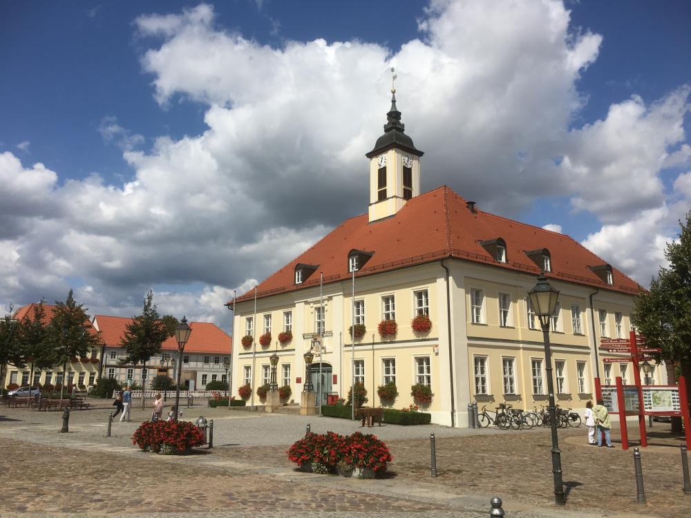 Marktplatz Angermünde, Foto: Anet Hoppe Marktplatz Angermünde, Foto: Anet Hoppe